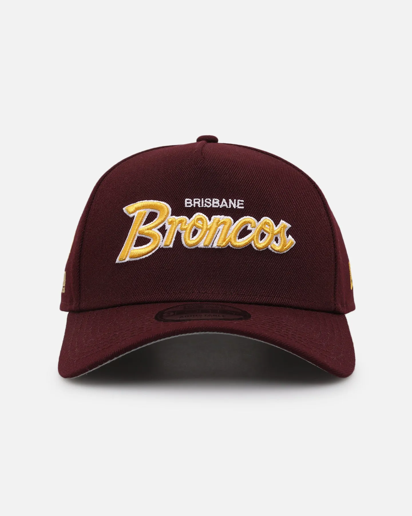 New Era Brisbane Broncos 'NRL Las Vegas 2024' 9FORTY A-Frame Snapback Maroon sold by Culture Kings