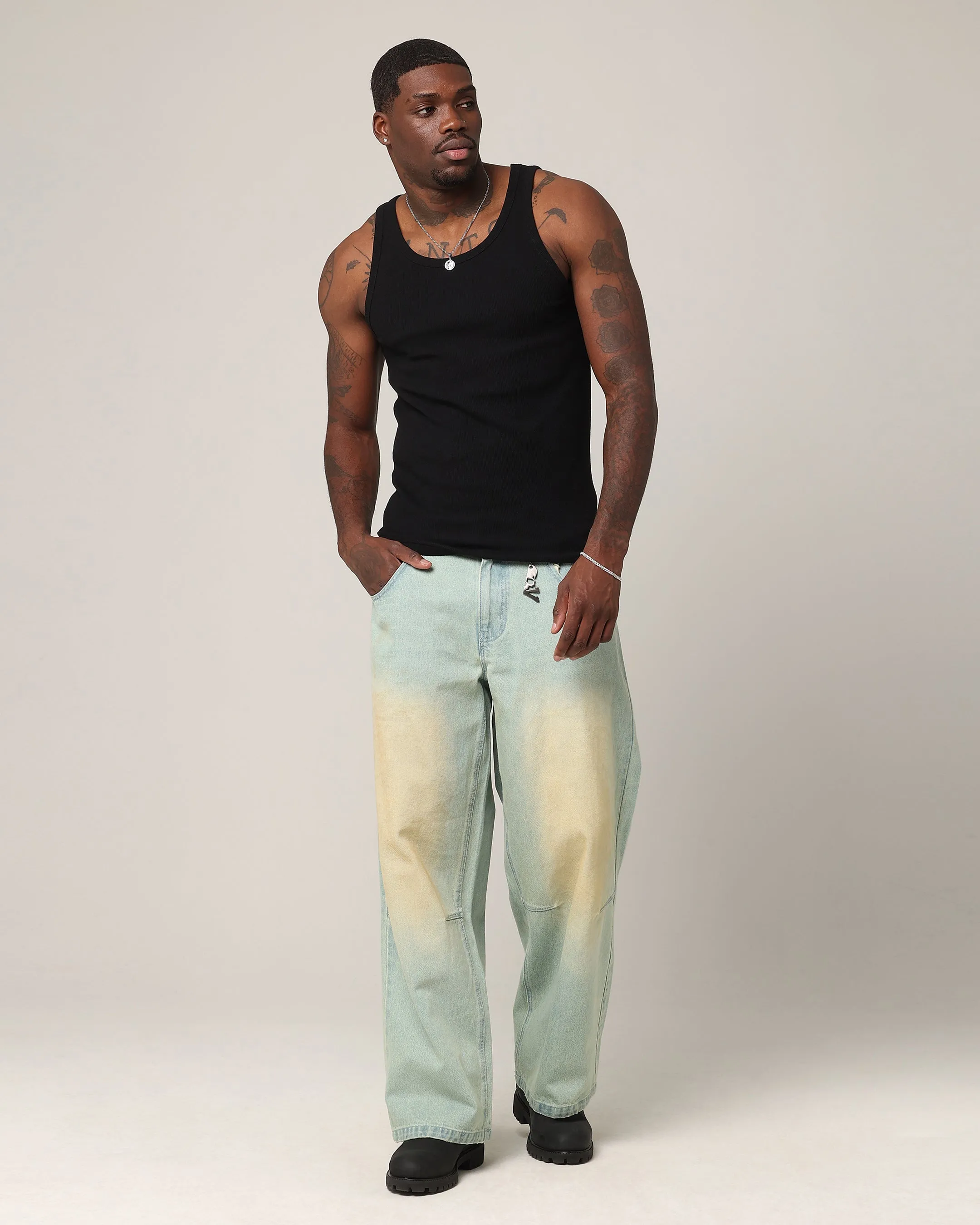 Saint Morta Amplus Jeans Blue\Yellow sold by Culture Kings product image thumbnail 2