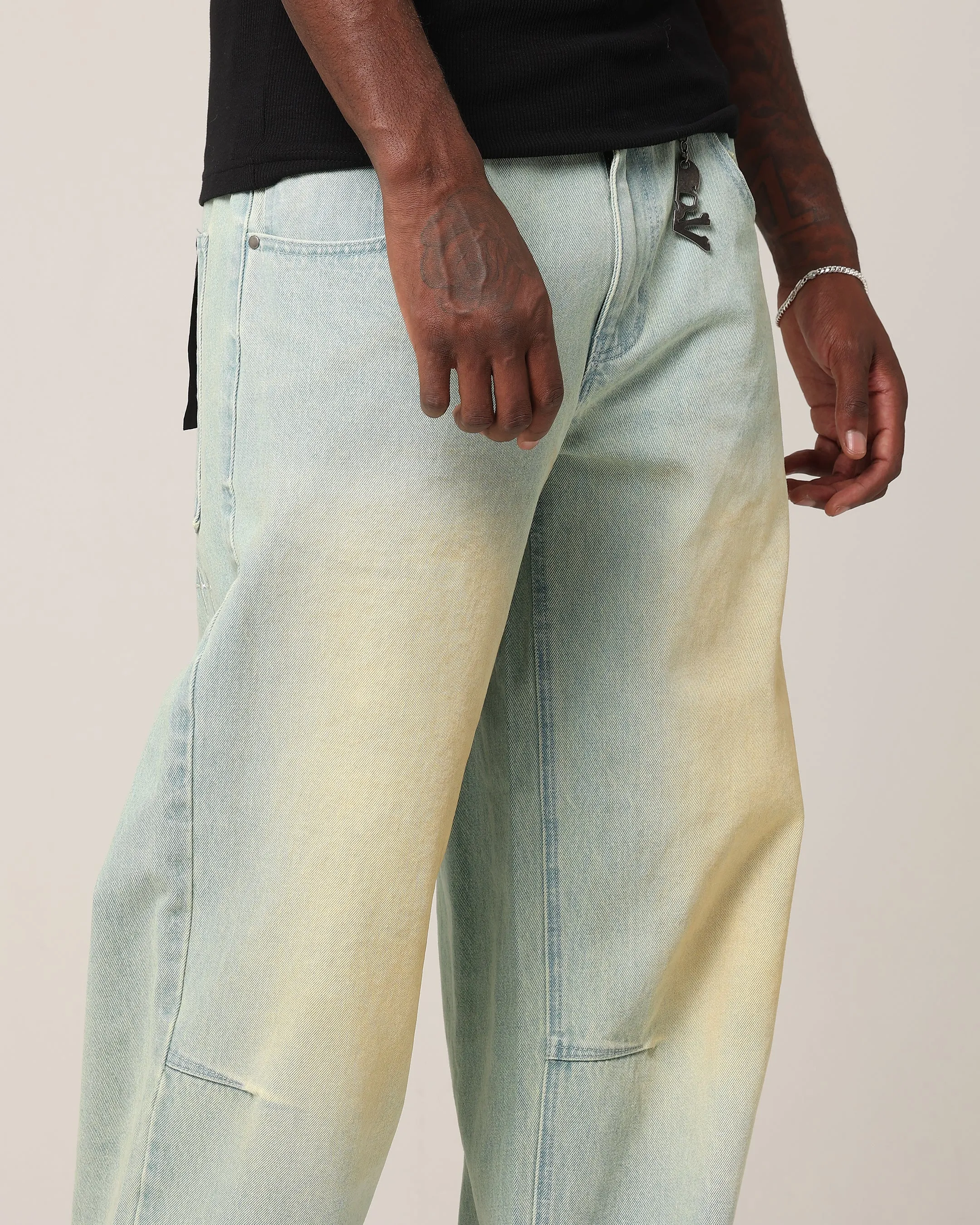 Saint Morta Amplus Jeans Blue\Yellow sold by Culture Kings product image thumbnail 3