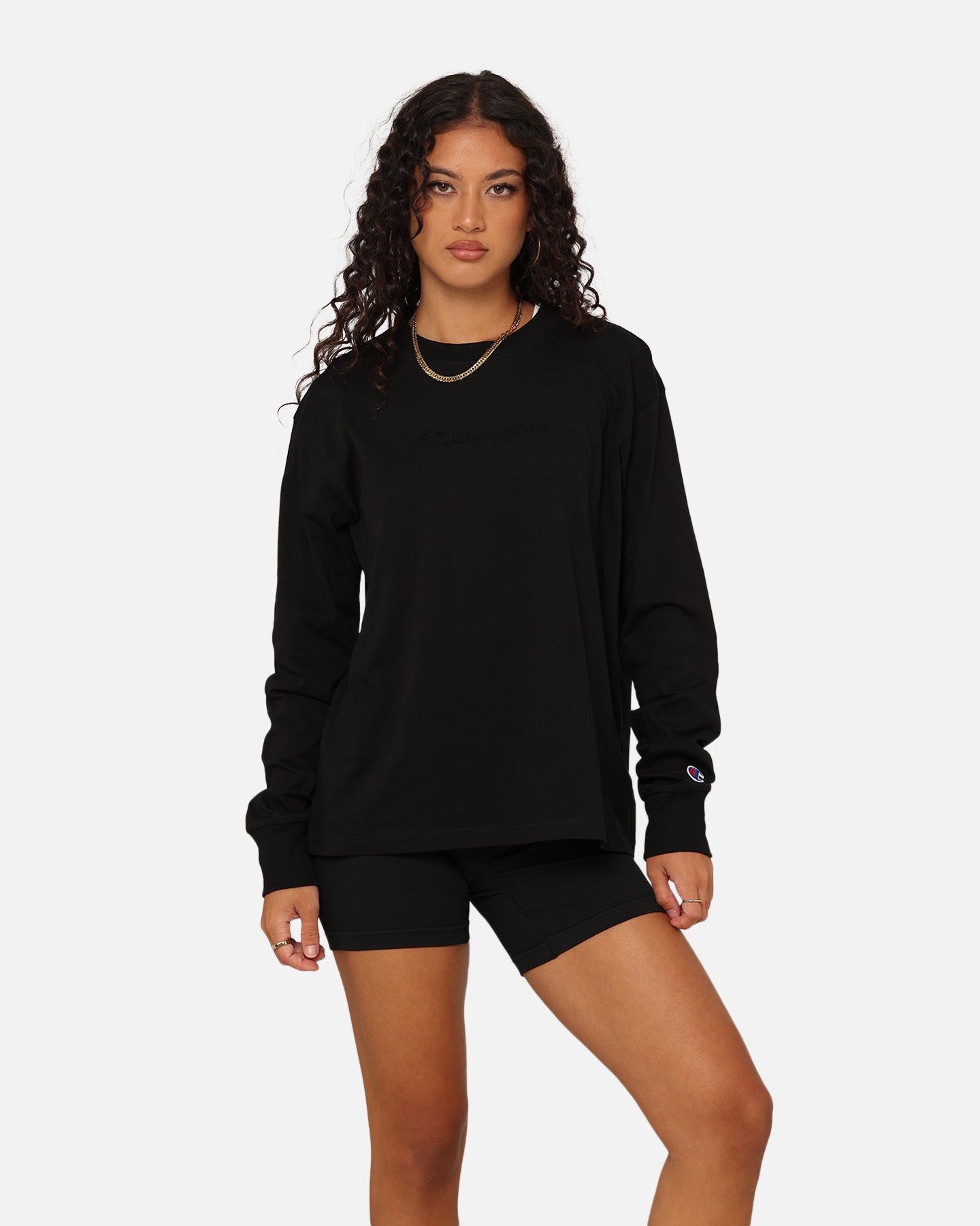 Champion Women's Rochester Tech Long Sleeve T-Shirt Black sold by Culture Kings