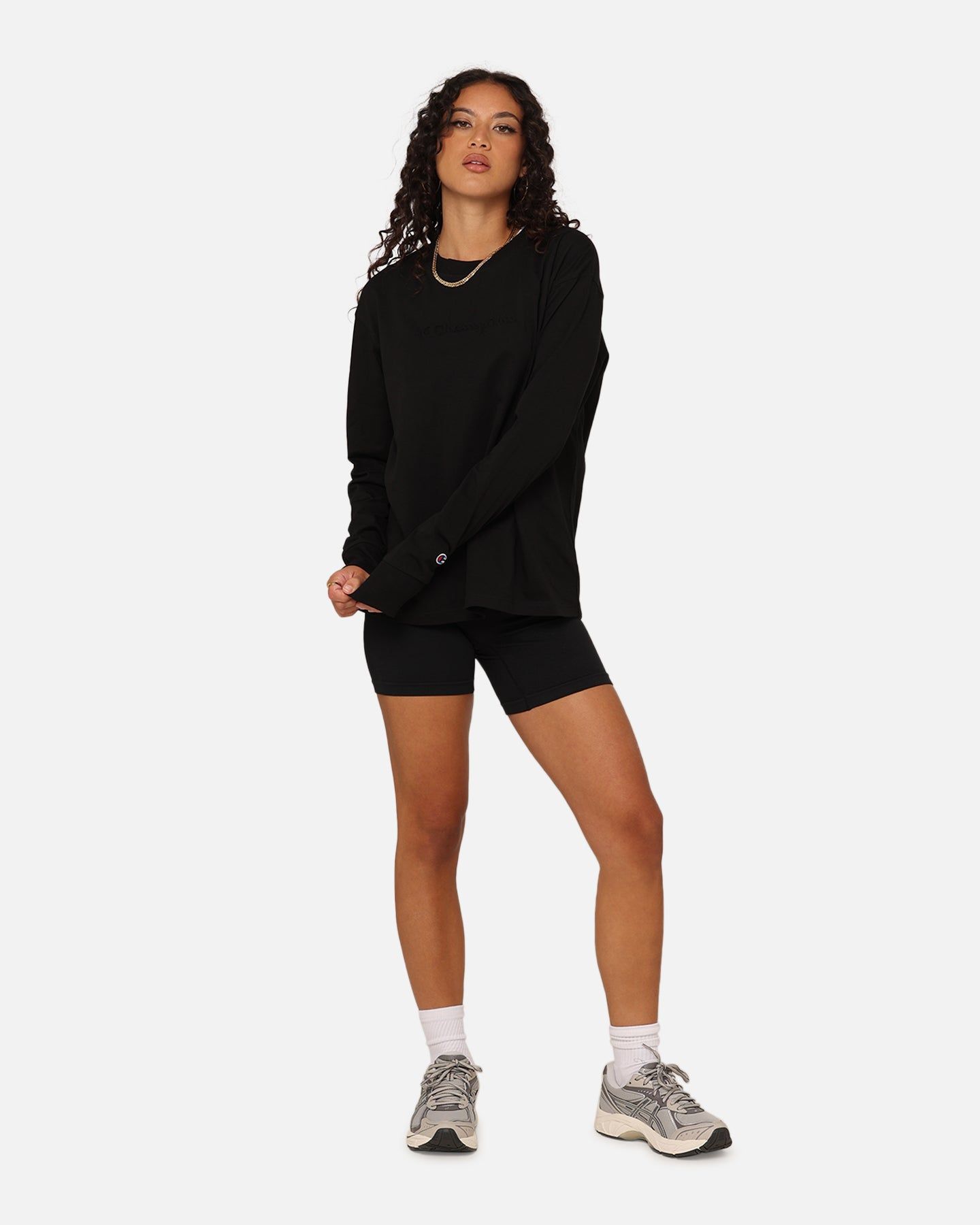 Champion Women's Rochester Tech Long Sleeve T-Shirt Black sold by Culture Kings product image thumbnail 2