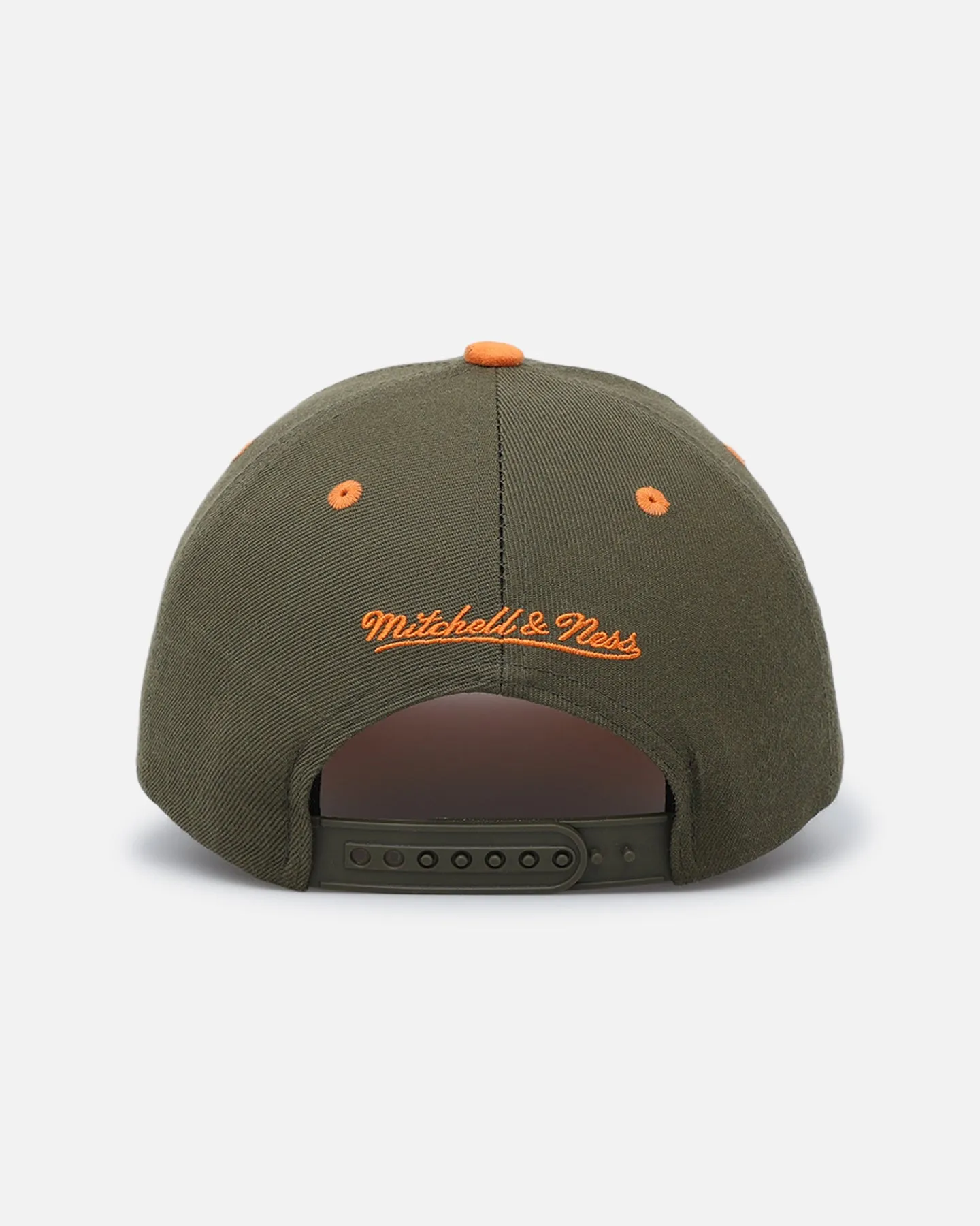 Mitchell & Ness Los Angeles Dodgers 'Harmony Of Hues' Pro Crown Snapback Olive/Orange sold by Culture Kings product image thumbnail 4