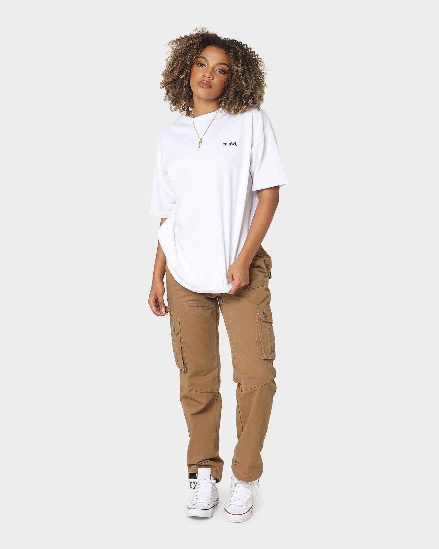 X-Girl Women's Face T-Shirt White sold by Culture Kings product image thumbnail 2