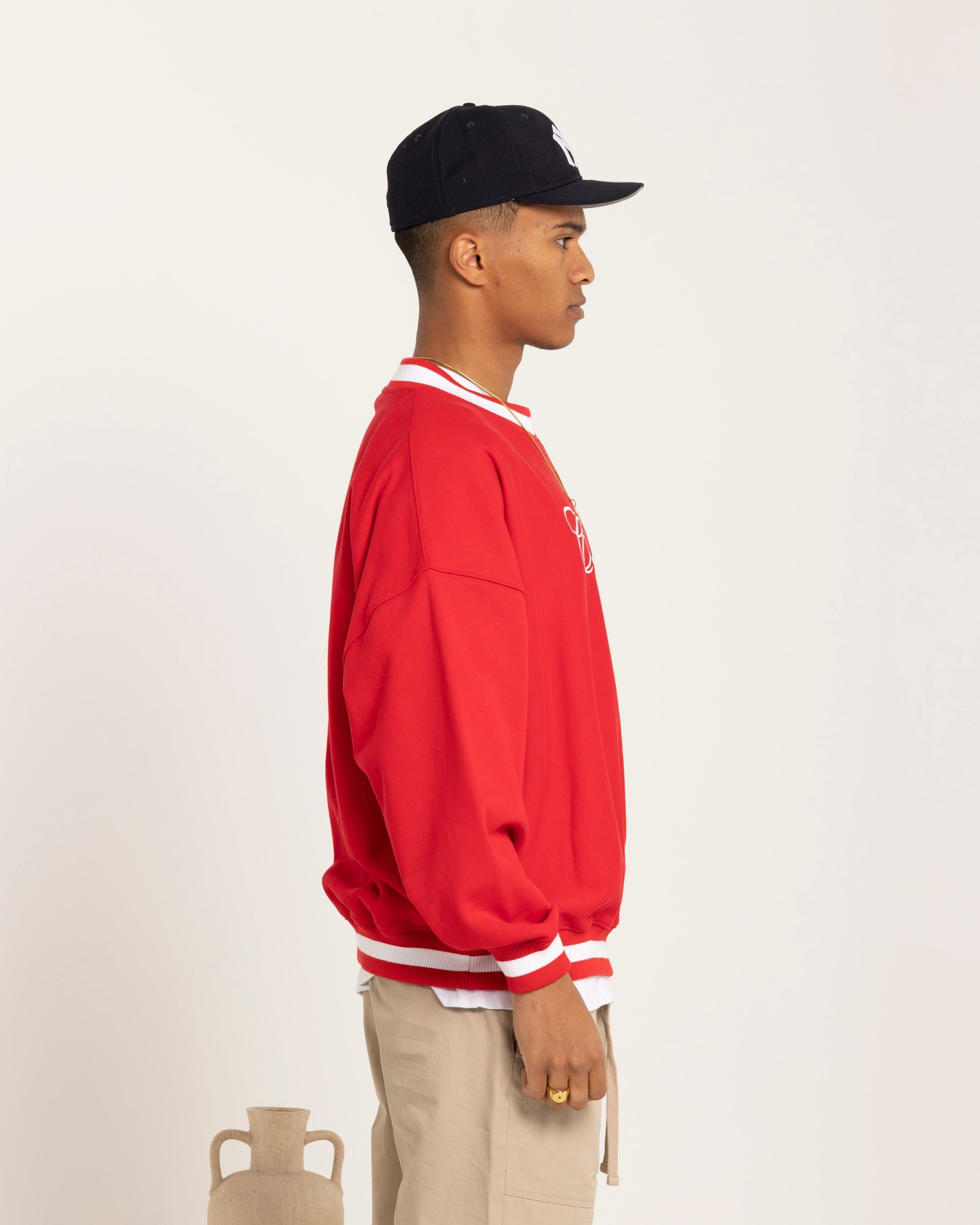 Carre Royal Oversized Crewneck Red sold by Culture Kings product image thumbnail 5