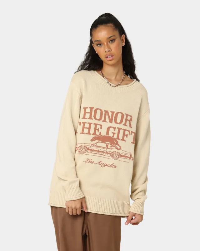 Honor The Gift HTG Pack Sweater Cream sold by Culture Kings