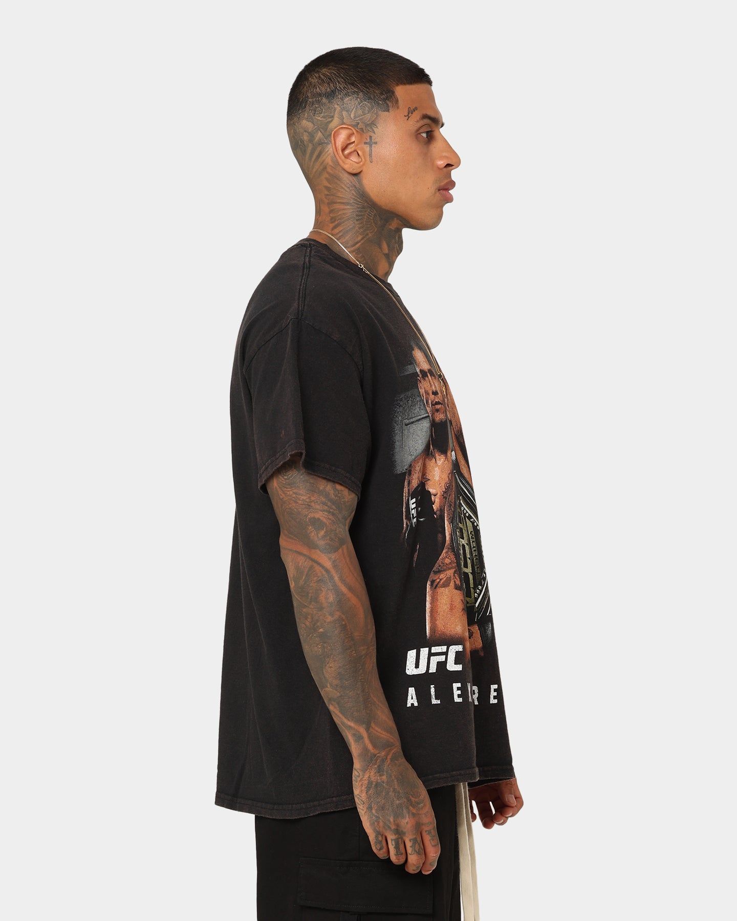 Goat Crew X UFC Alex Pereira Vintage T-Shirt Black Wash sold by Culture Kings product image thumbnail 5