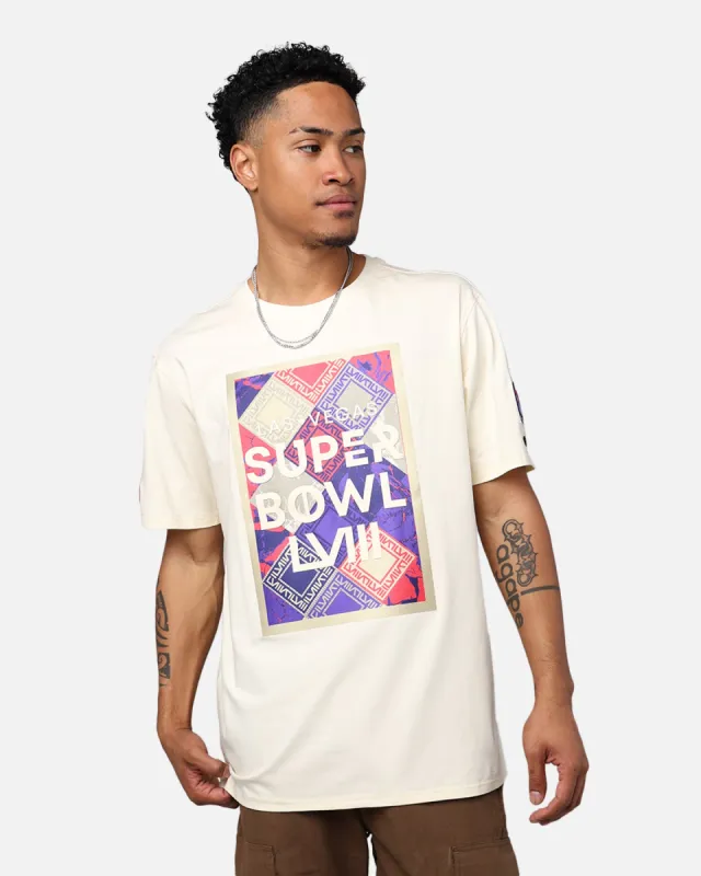 Pro Standard NFL Las Vegas Super Bowl LVIII Box Logo T-Shirt Eggshell made by Culture Kings