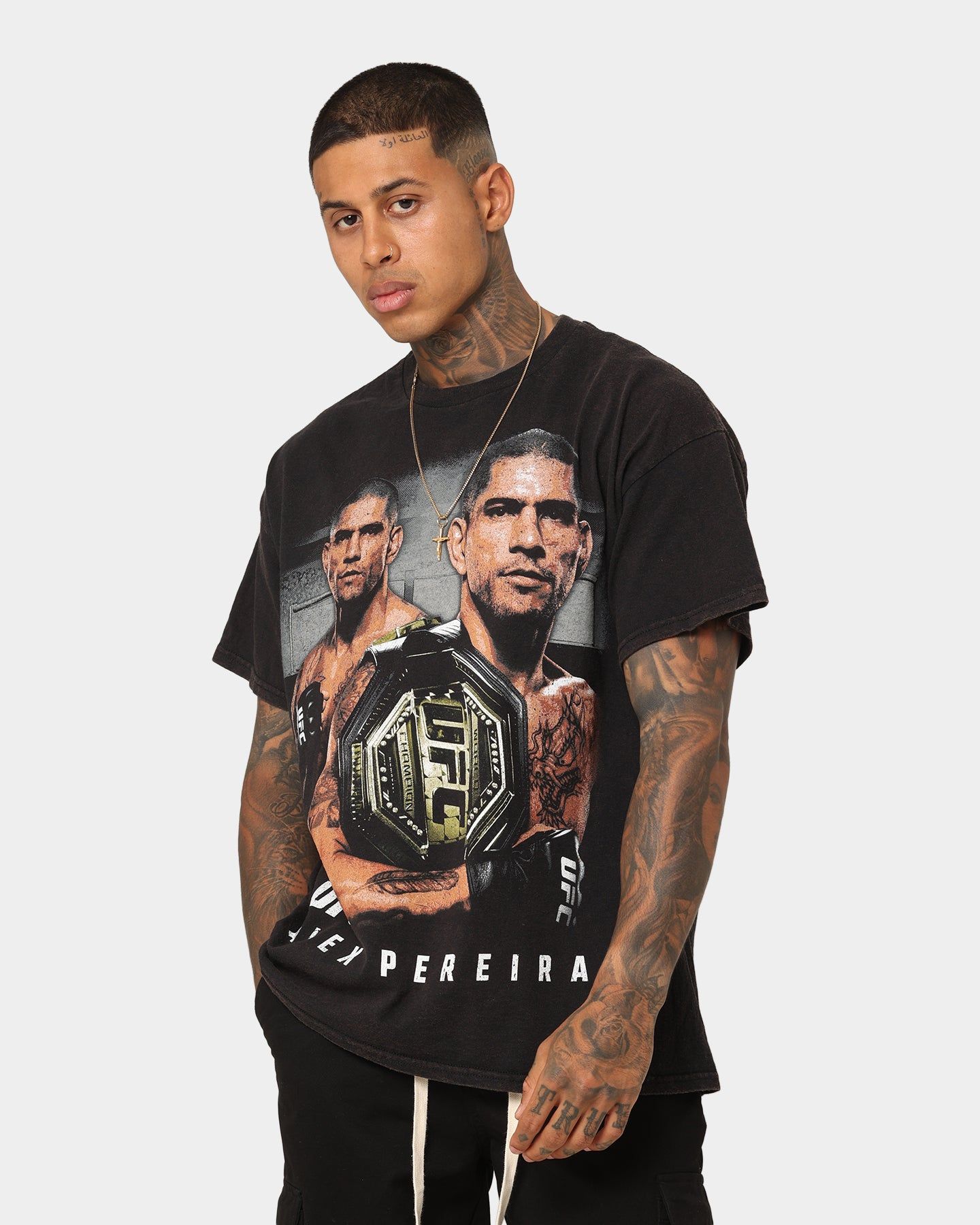 Goat Crew X UFC Alex Pereira Vintage T-Shirt Black Wash sold by Culture Kings