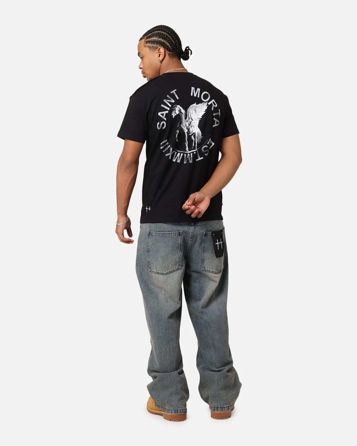 Saint Morta Pegasus Lafayette T-Shirt Black sold by Culture Kings product image thumbnail 3