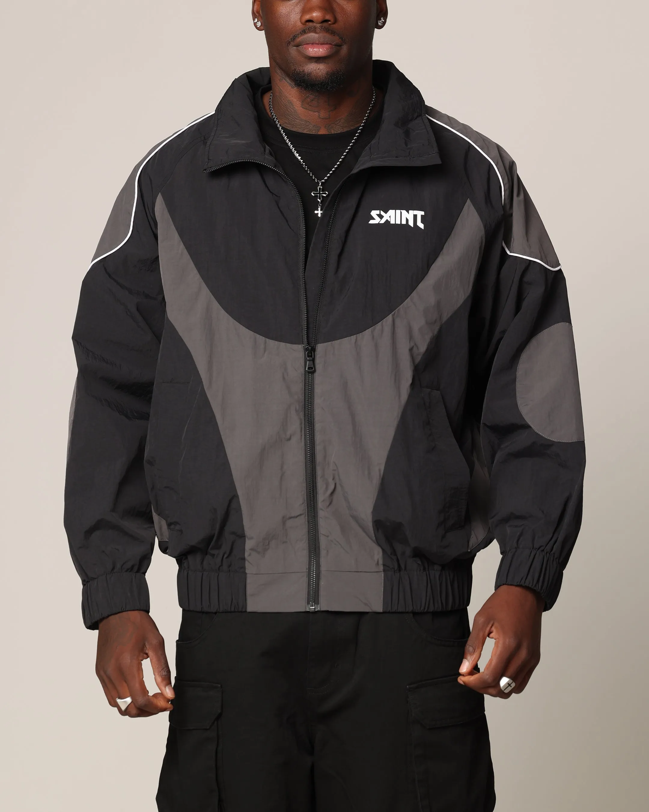 Saint Morta Rage Windbreaker Black/Grey sold by Culture Kings