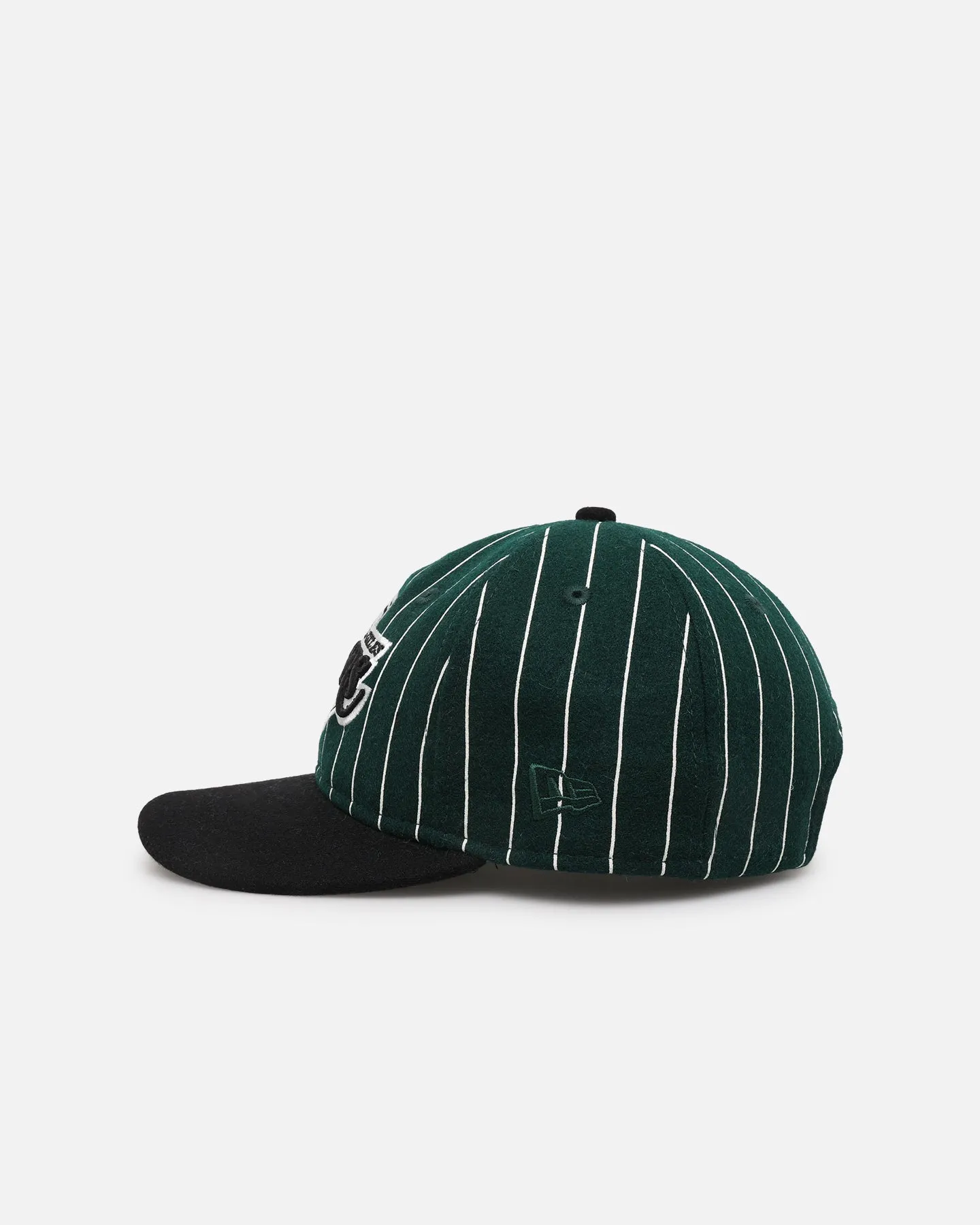 New Era Los Angeles Lakers 9FIFTY Retro Melton Pinstripe Strapback Dark Green/Black sold by Culture Kings product image thumbnail 5