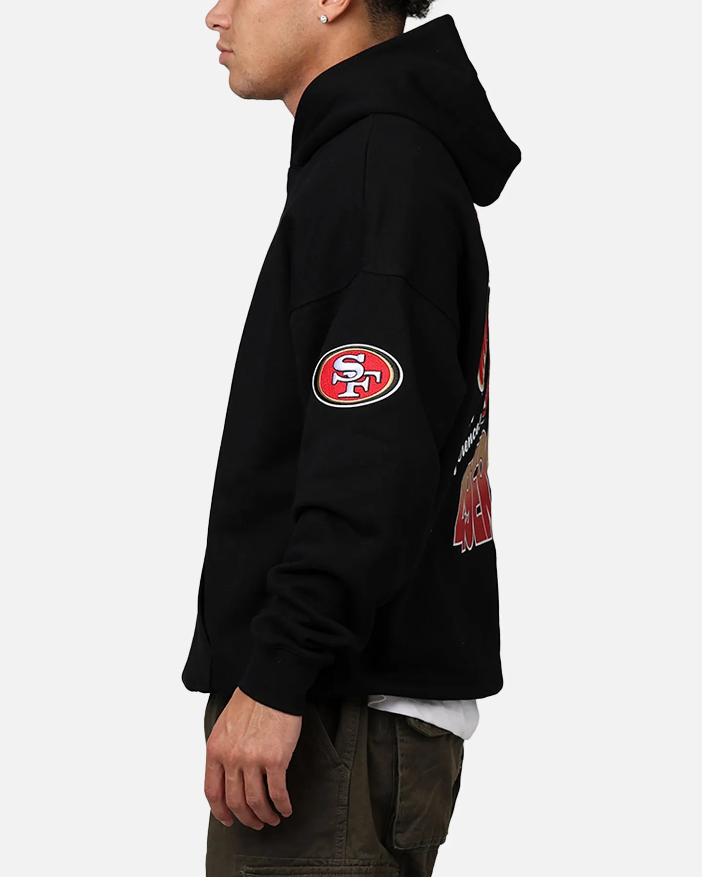 Pro Standard San Francisco 49ers Turn It Up Hoodie Black sold by Culture Kings product image thumbnail 5