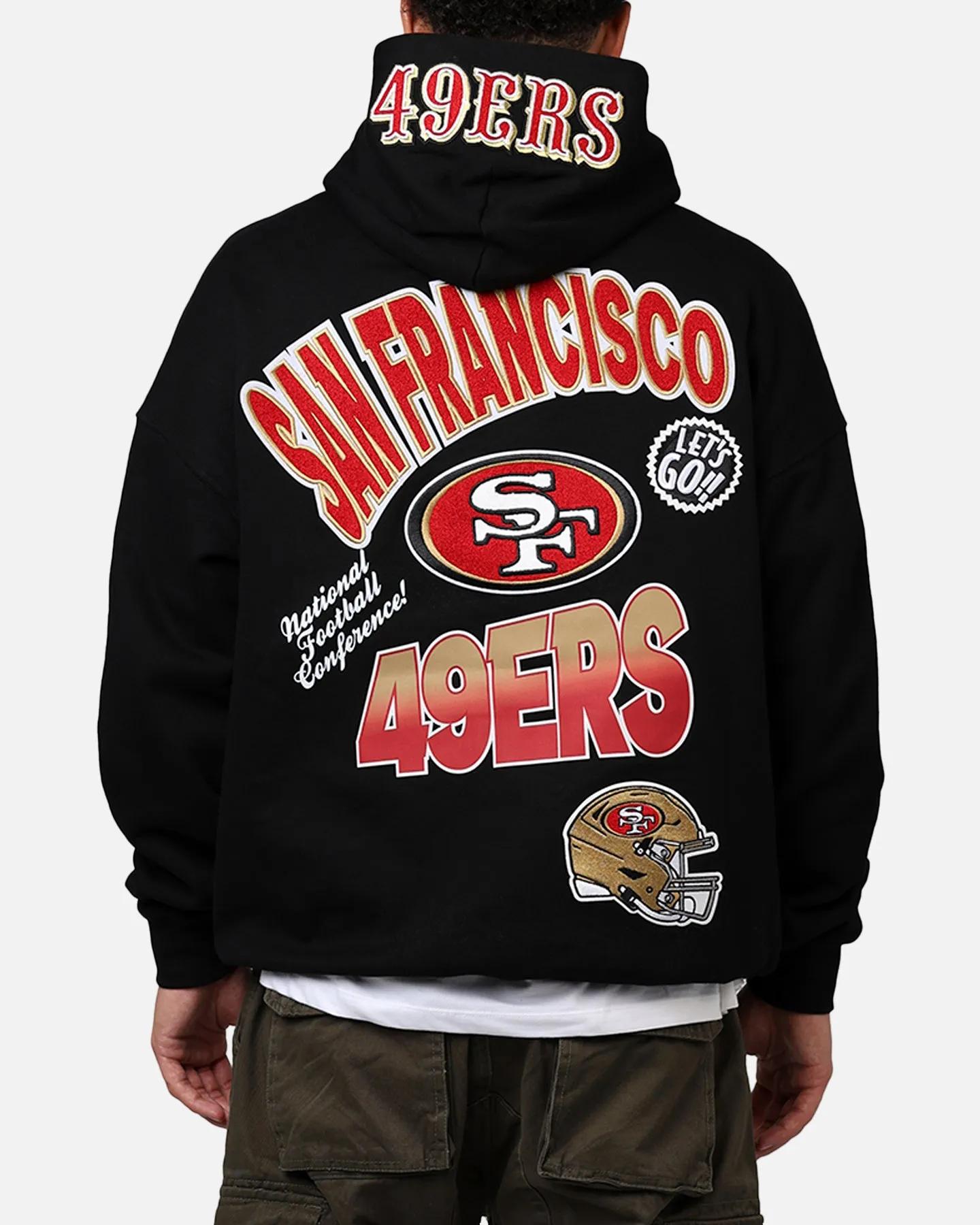 Pro Standard San Francisco 49ers Turn It Up Hoodie Black sold by Culture Kings product image thumbnail 2