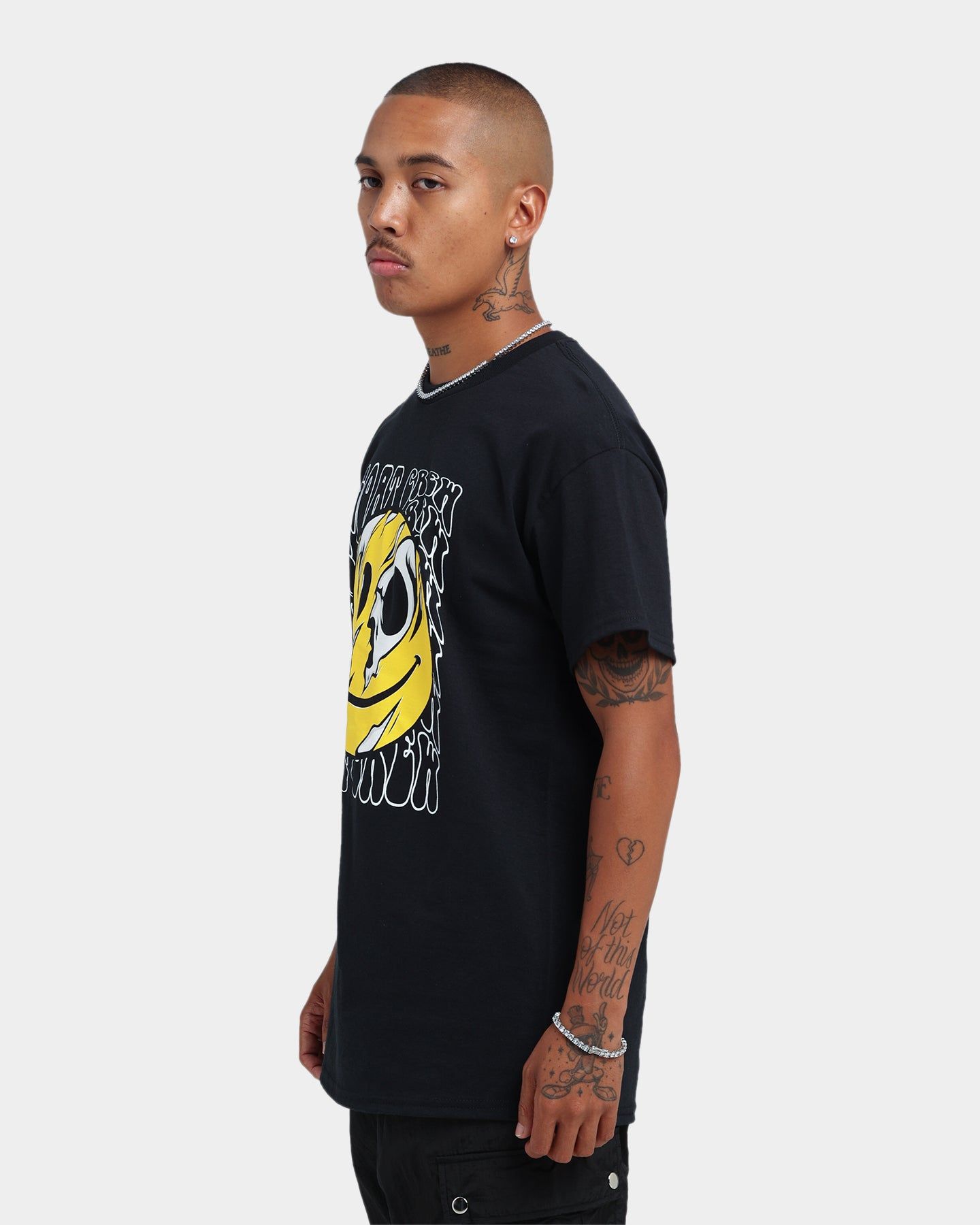 Goat Crew Smiley Skull T-Shirt Black sold by Culture Kings product image thumbnail 6
