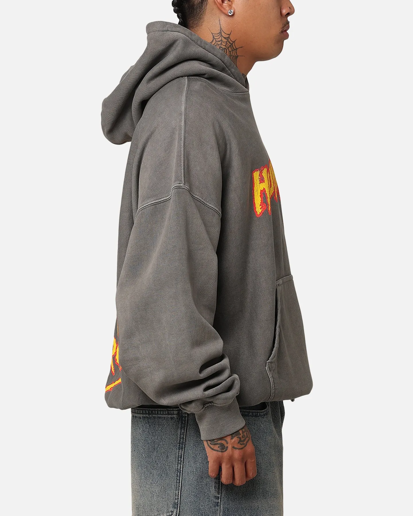 Culture Kings X WWE Hulk Hogan Hulkamania Premium Hoodie Washed Charcoal sold by Culture Kings product image thumbnail 5