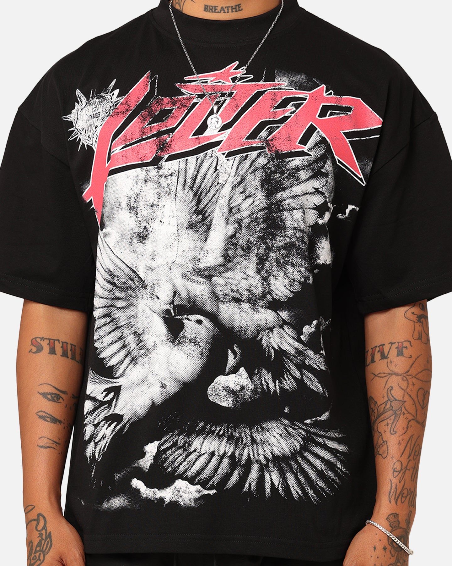 Loiter Dove Vintage T-Shirt Black sold by Culture Kings product image thumbnail 4