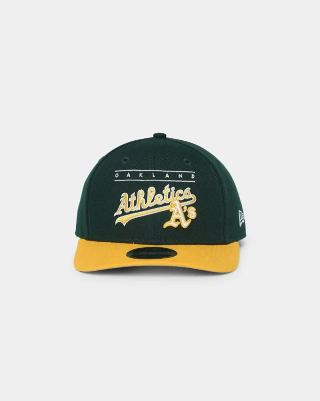 New Era Oakland Athletics 'Original Team Colours' Q122 9FIFTY Original Fit Snapback Green/Yellow sold by Culture Kings