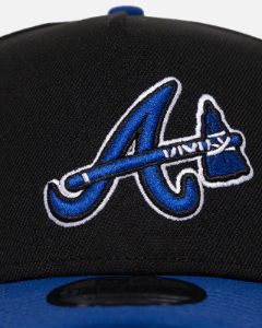 New Era Atlanta Braves 'Retro Royal' 9FORTY A-Frame Snapback Black/Royal sold by Culture Kings