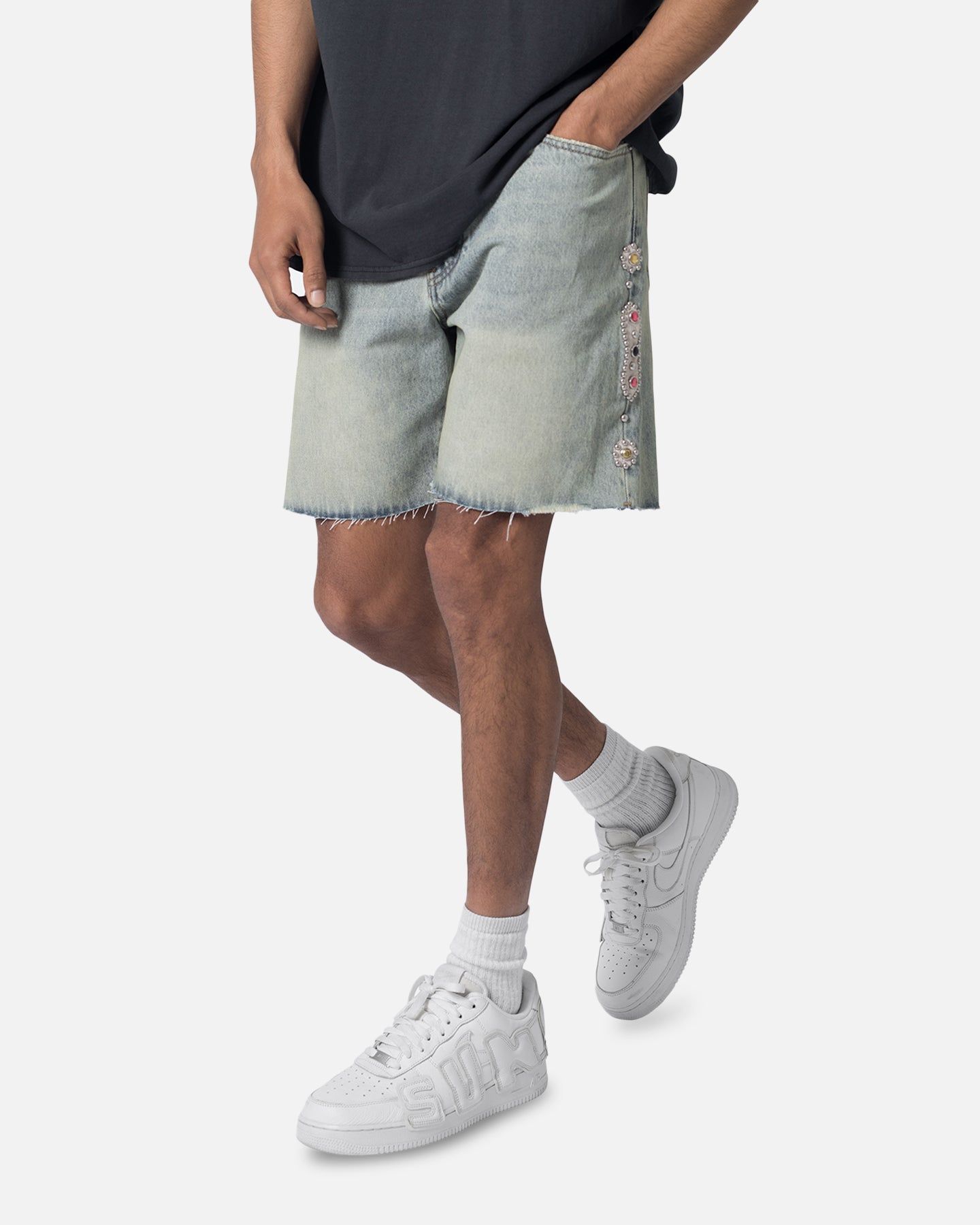 MNML Mojave Denim Shorts Vintage Blue sold by Culture Kings product image thumbnail 5