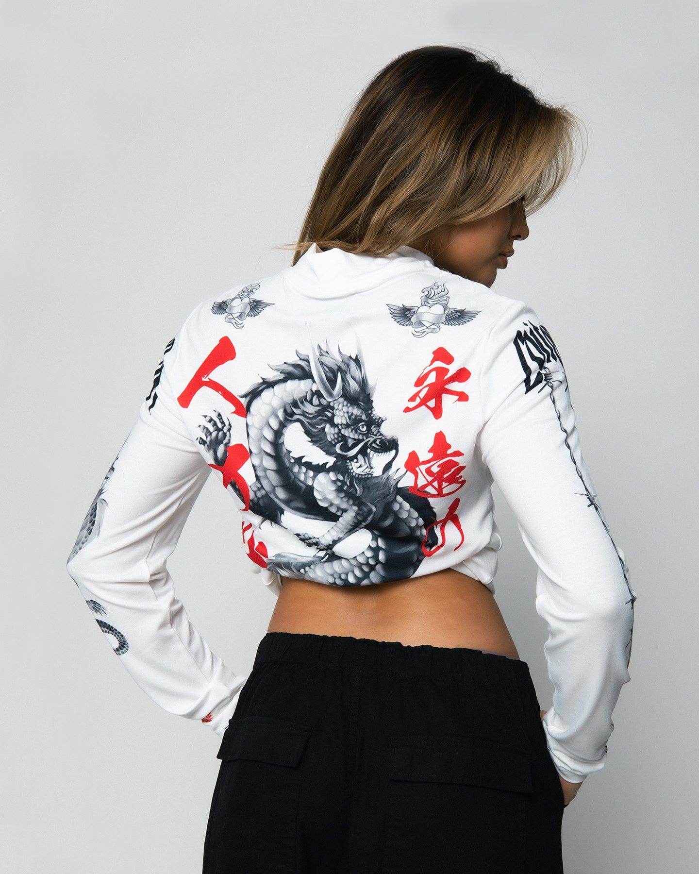 Loiter Drago Long Sleeve T-Shirt Off White sold by Culture Kings product image thumbnail 2