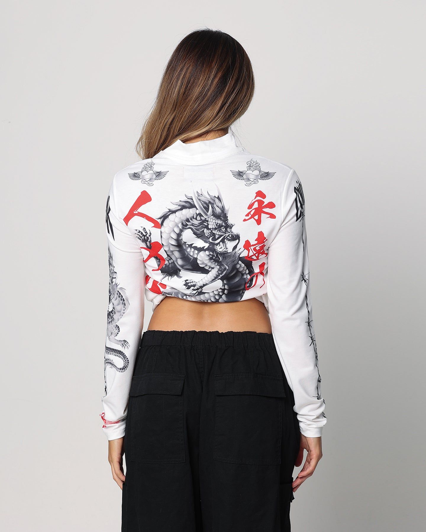 Loiter Drago Long Sleeve T-Shirt Off White sold by Culture Kings product image thumbnail 7