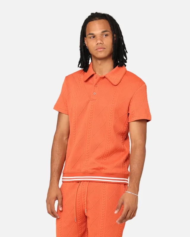 XXIII Danny Knit Polo Shirt Bright Red sold by Culture Kings
