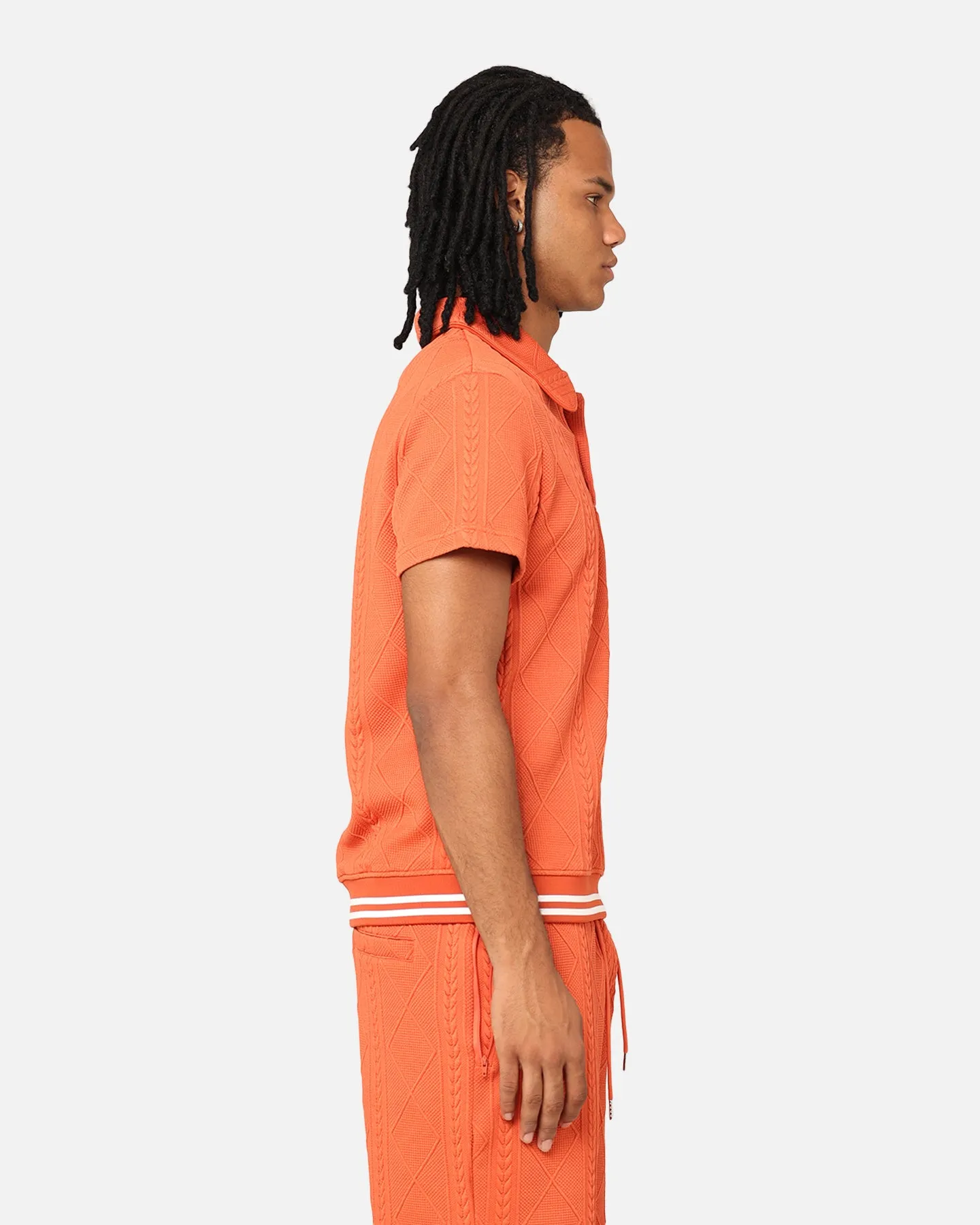 XXIII Danny Knit Polo Shirt Bright Red sold by Culture Kings product image thumbnail 5