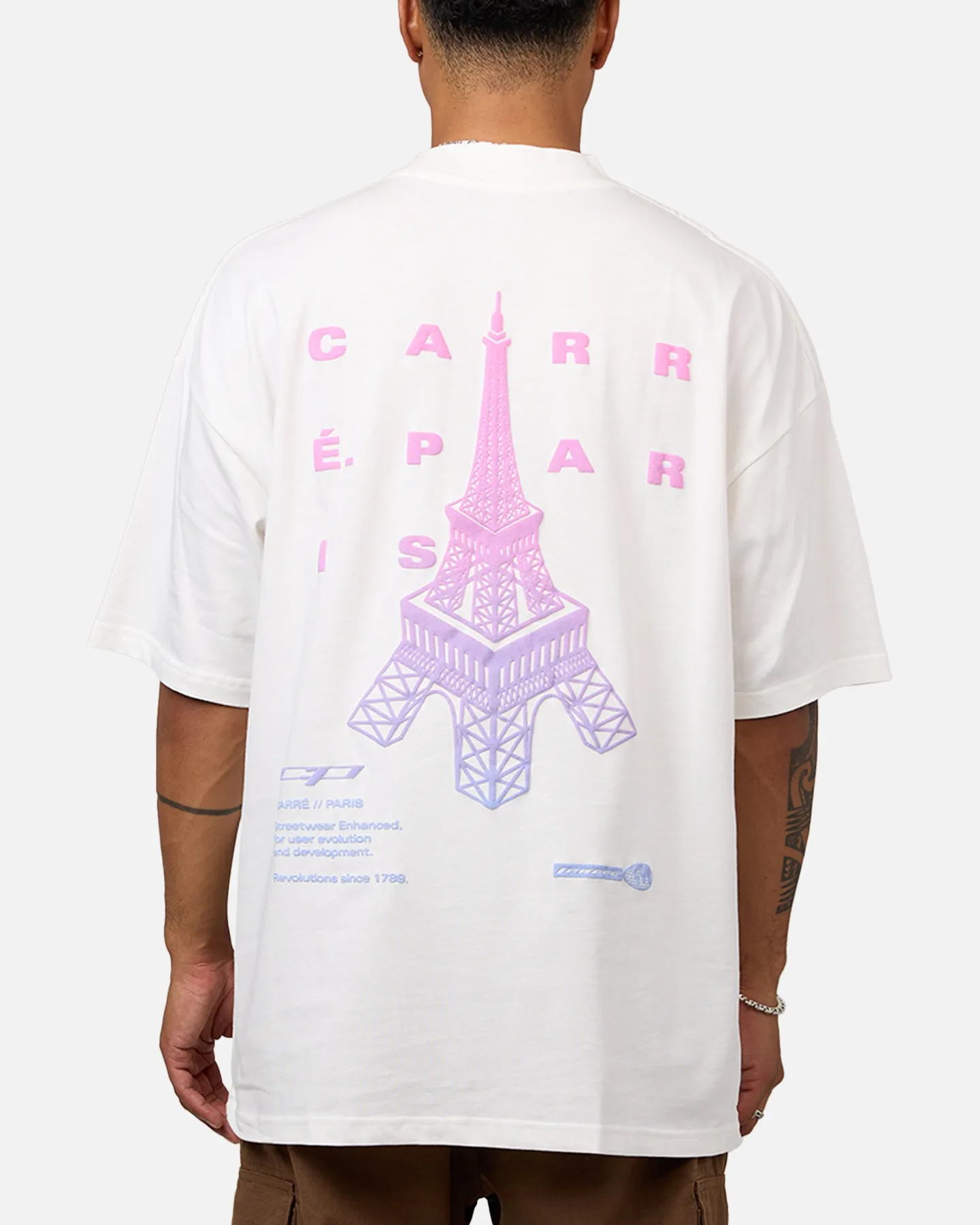 Carre Enhanced Grad Mock T-Shirt Off White sold by Culture Kings