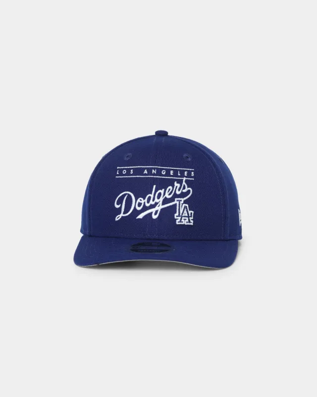 New Era Los Angeles Dodgers Line Script Q122 9FIFTY Original Fit OTC/Blue sold by Culture Kings