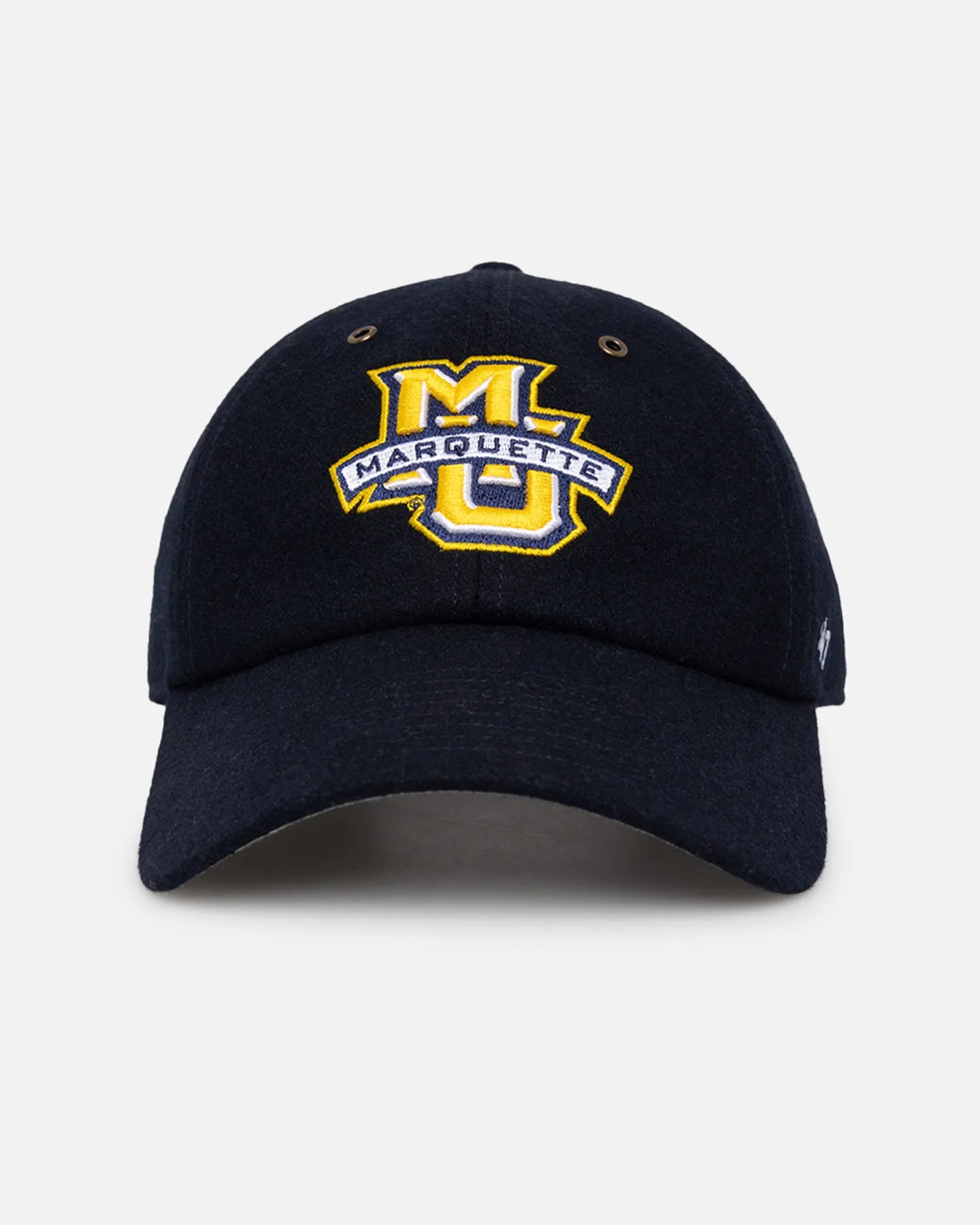 47 Brand Marquette Golden Eagles Wooly Clean Up Strapback Navy sold by Culture Kings