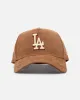 New Era Los Angeles Dodgers 'Ornamental Corduroy' 9FORTY A-Frame Snapback Tan sold by Culture Kings