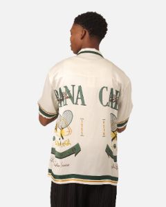 99 Cabana Tennis Club Silk Shirt Cream sold by Culture Kings