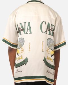 99 Cabana Tennis Club Silk Shirt Cream sold by Culture Kings