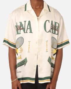 99 Cabana Tennis Club Silk Shirt Cream sold by Culture Kings