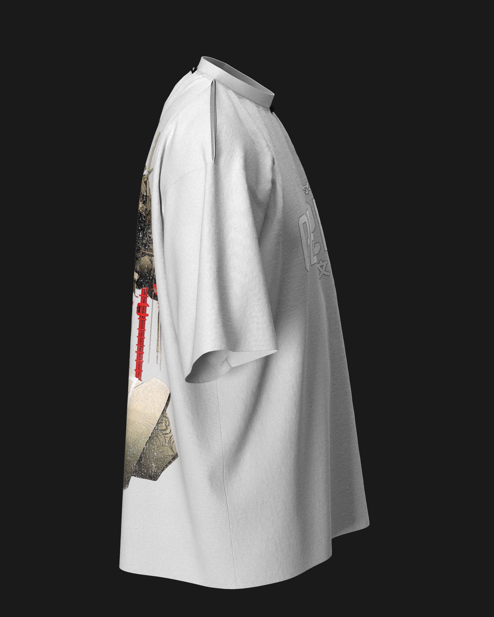 The Anti Order Geisha Baggy T-Shirt White sold by Culture Kings product image thumbnail 4