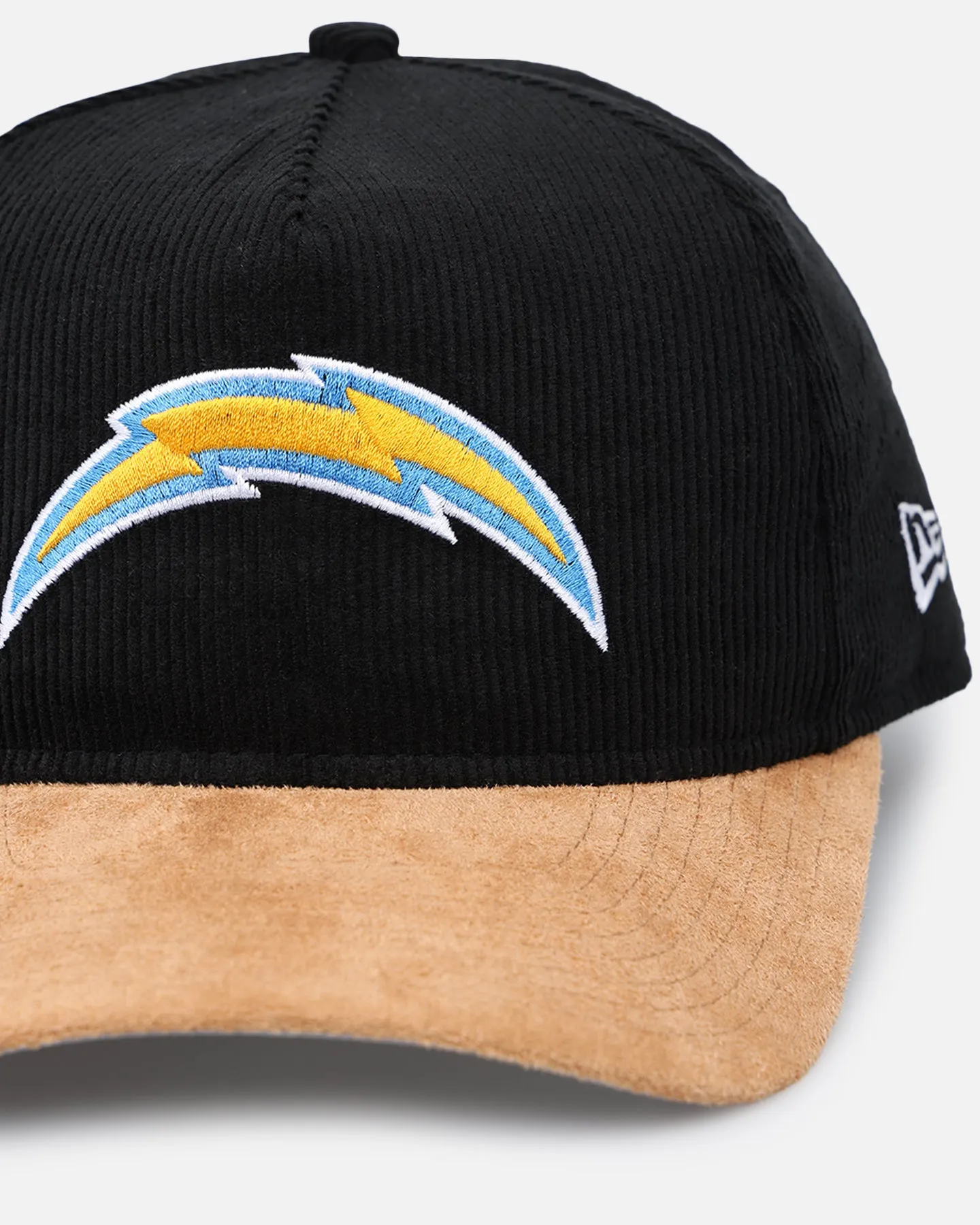 New Era Los Angeles Chargers 'Corduroy Suede' Pre-Curved Golfer Snapback Washed Black sold by Culture Kings product image thumbnail 2