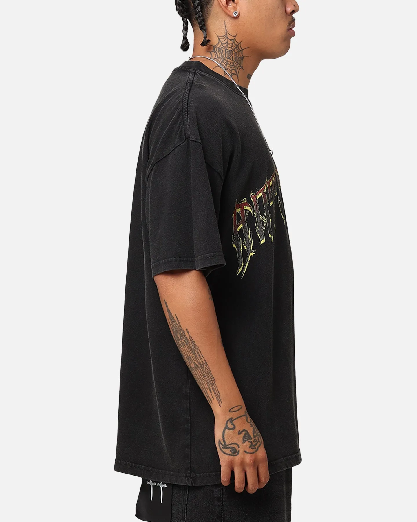 The Anti Order Scorch T-Shirt Black Acidwash sold by Culture Kings product image thumbnail 4