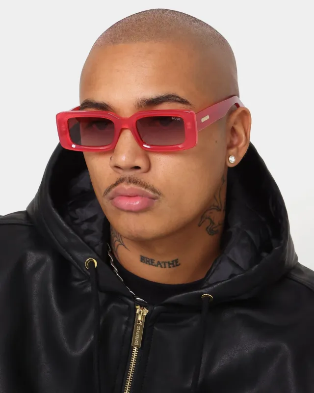 NUQE Fragment Sunglasses Pink/Red sold by Culture Kings