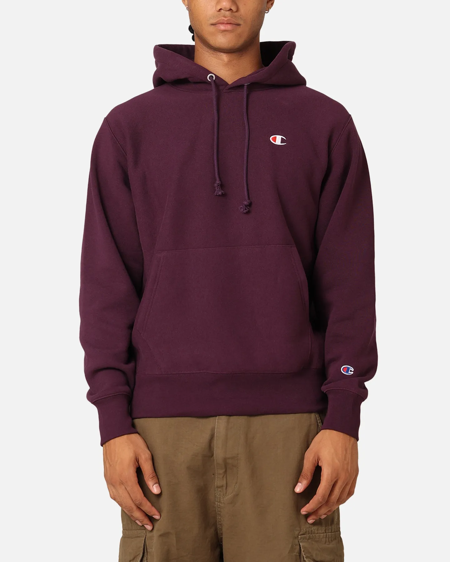 Champion Reverse Weave Small C Hoodie Fake Empire sold by Culture Kings
