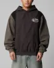 Loiter Splinter Hoodie Black/Charcoal sold by Culture Kings