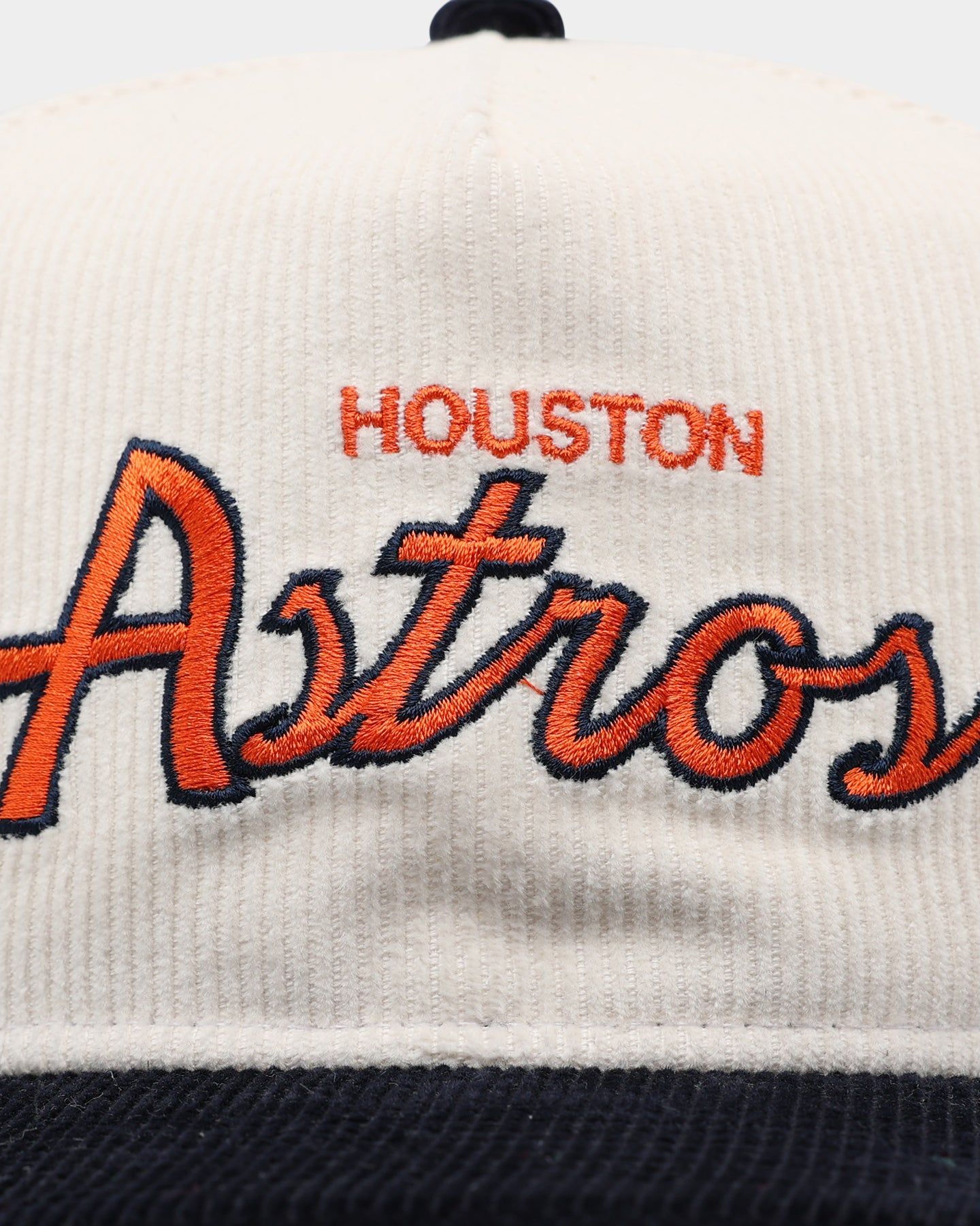 New Era Houston Astros 'Chrome Corduroy Throwback Script' Golfer Snapback Chrome White sold by Culture Kings product image thumbnail 5