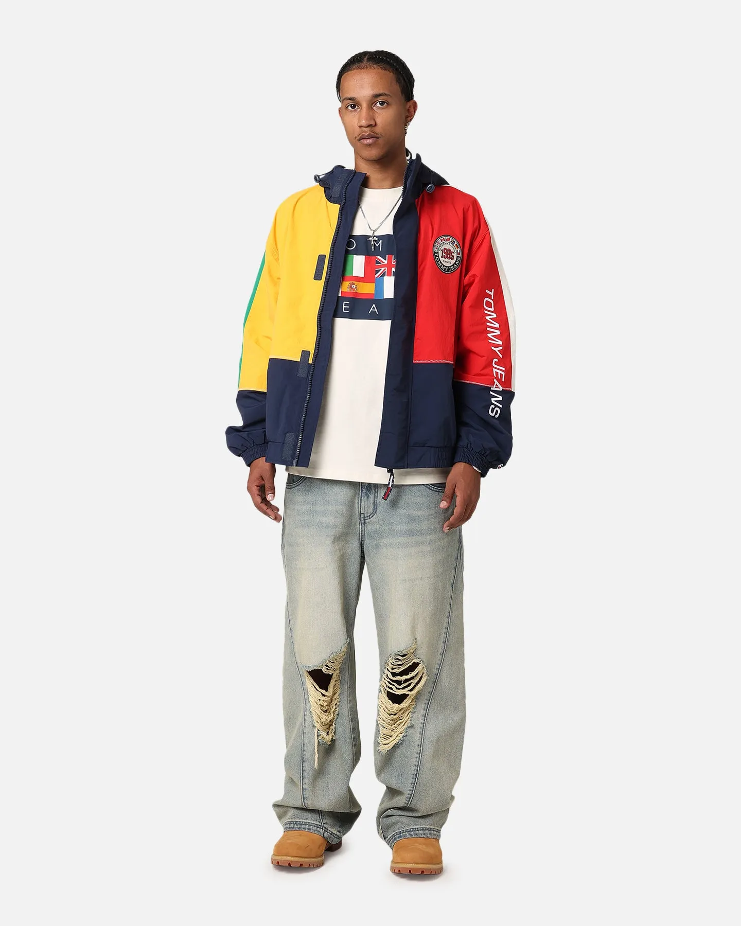 Tommy Jeans TJU Archive Games Chicago Windbreaker Jacket Sport Navy/Multi sold by Culture Kings product image thumbnail 2