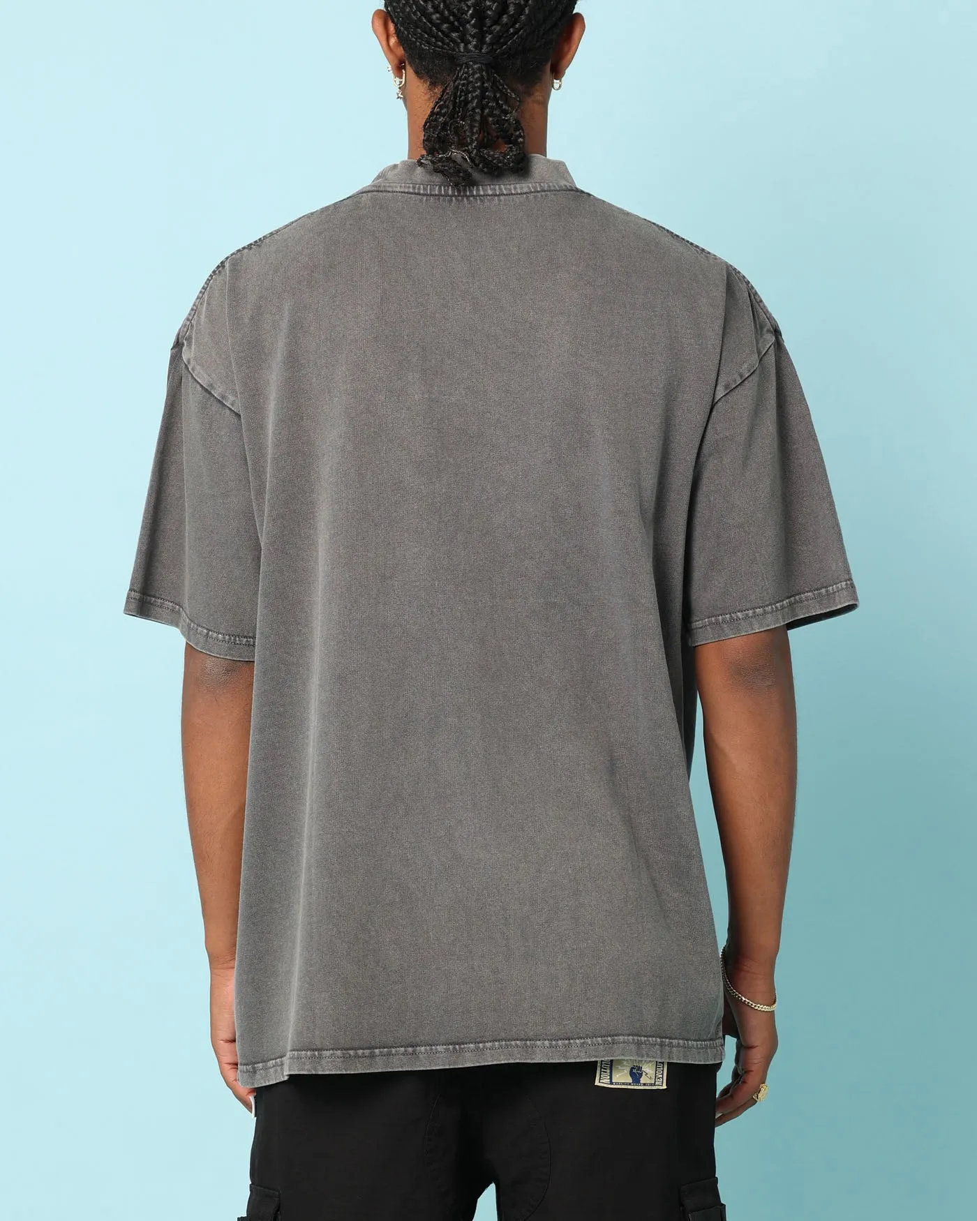 Carre Tired Eyes T-Shirt Washed Charcoal sold by Culture Kings product image thumbnail 3
