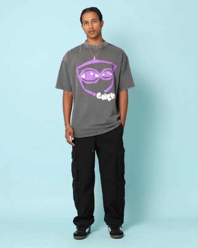 Carre Tired Eyes T-Shirt Washed Charcoal sold by Culture Kings