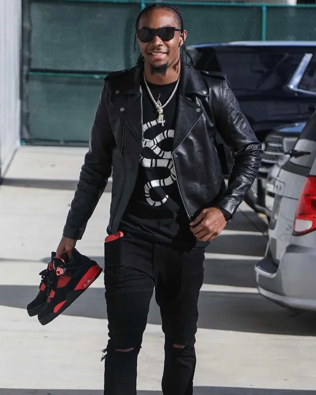 Saint Morta Collector Leather Biker Jacket Black sold by Culture Kings