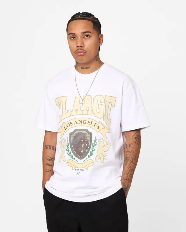 X-Large Emblem Logo T-Shirt White sold by Culture Kings
