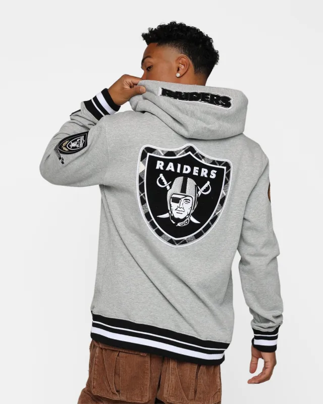 Pro Standard Las Vegas Raiders Pro Prep Hoodie Heather Grey/Black sold by Culture Kings
