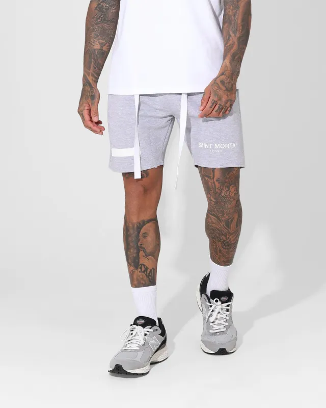Saint Morta Alpha Street Shorts Grey Marle sold by Culture Kings