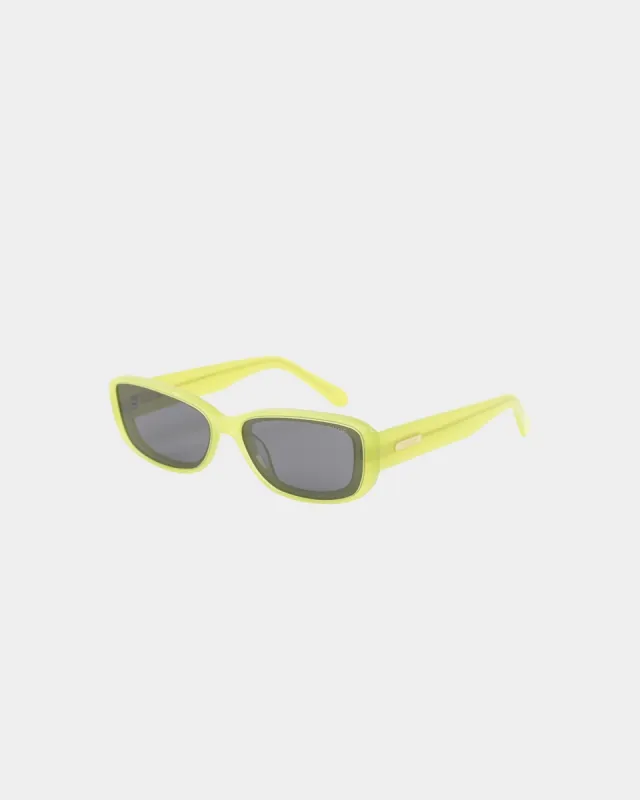 Nuqe Jean Sunglasses Lime/Black sold by Culture Kings