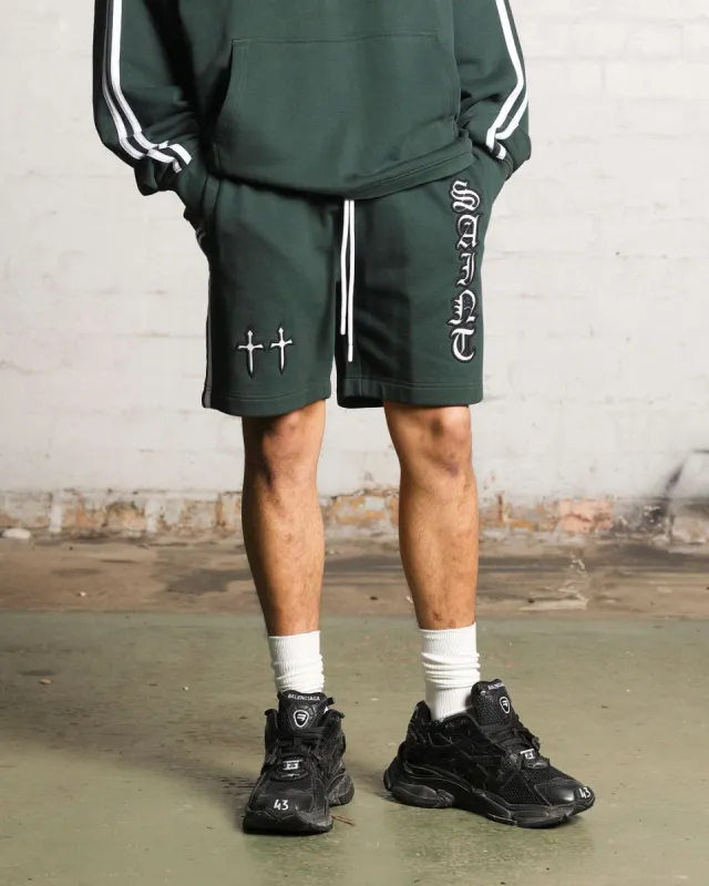 Saint Morta Fallen Sweat Shorts Stadium Green sold by Culture Kings